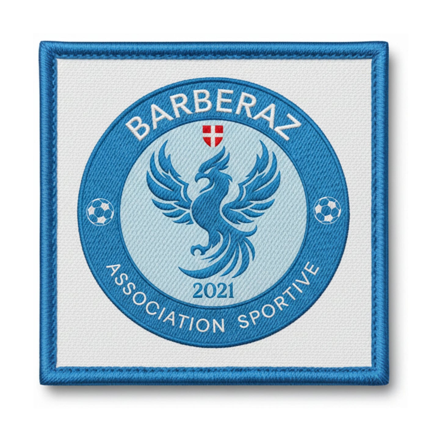 Patch brodé A.S. DE BARBERAZ Football logo