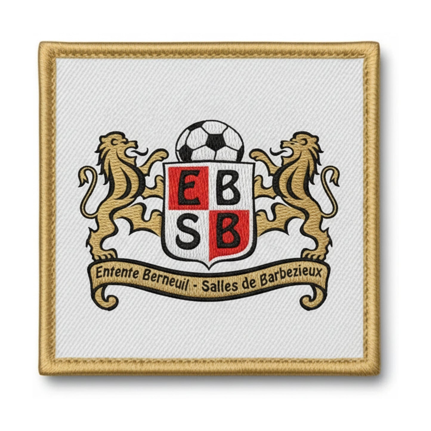 Patch brodé ENT. BERNEUIL SALLES BARBEZIEUX Football logo