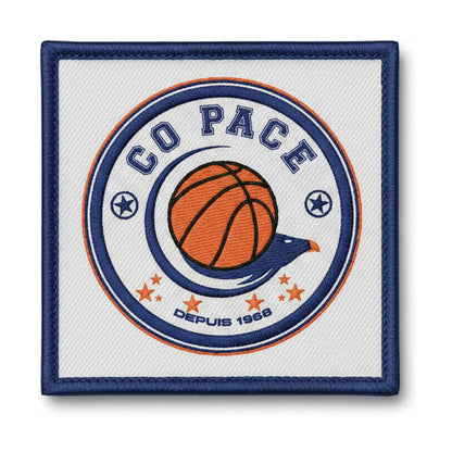 Patch brodé Pace CO Basketball logo