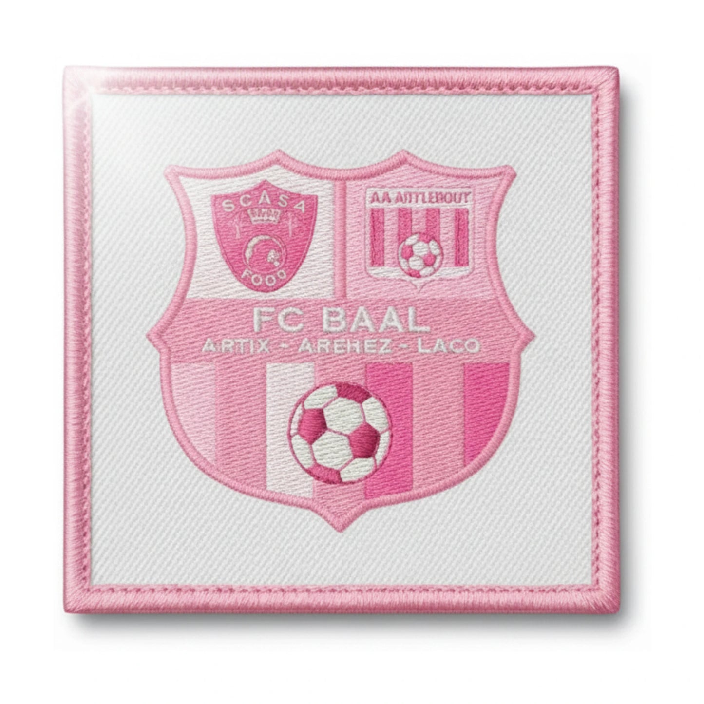 Patch brodé SC Arthez Lacq Audejos Football logo