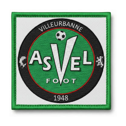 Patch brodé A.S. VILLEURBANNE EV. LYONNAIS Football logo
