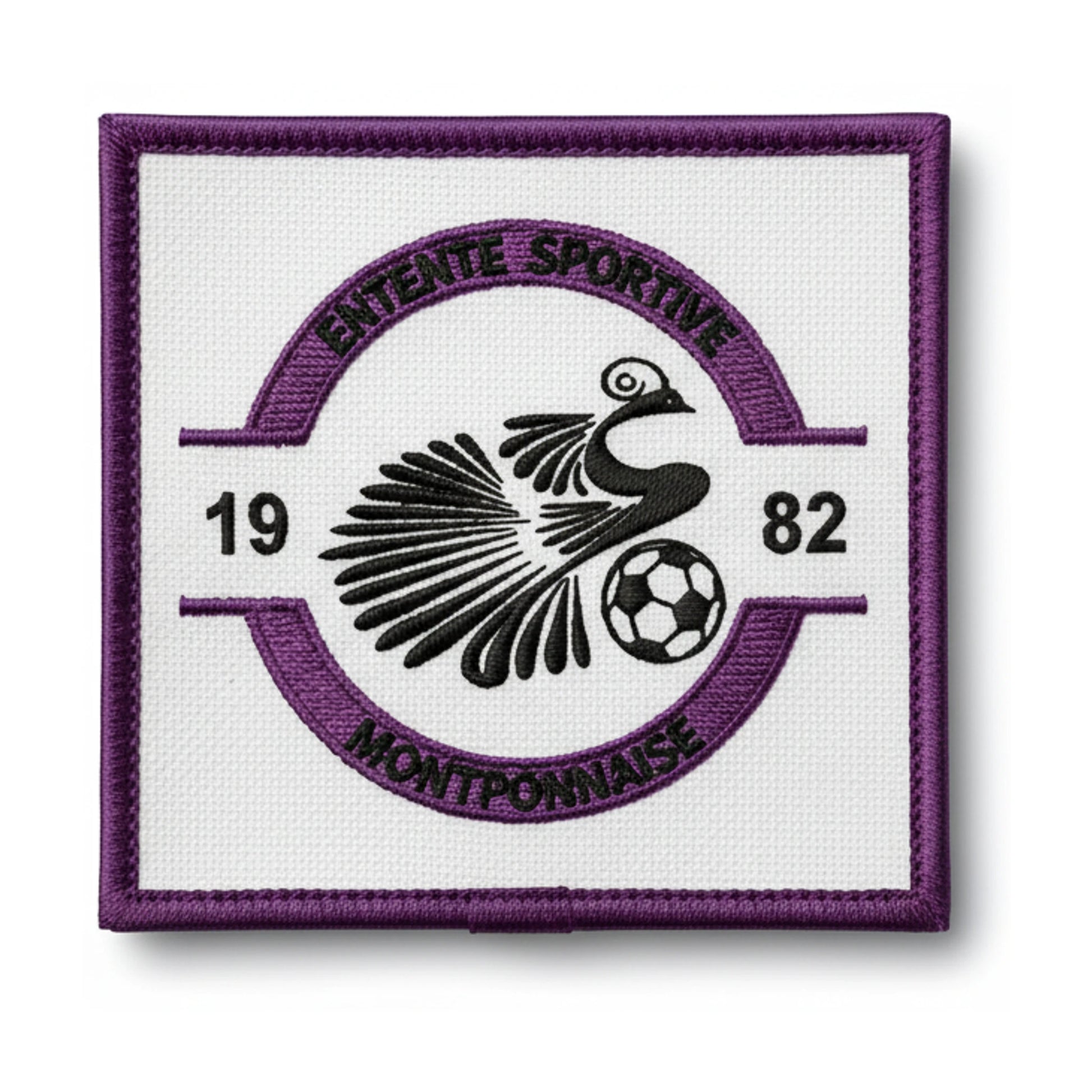 Patch brodé ENTENTE SPORTIVE MONTPONNAISE Football logo