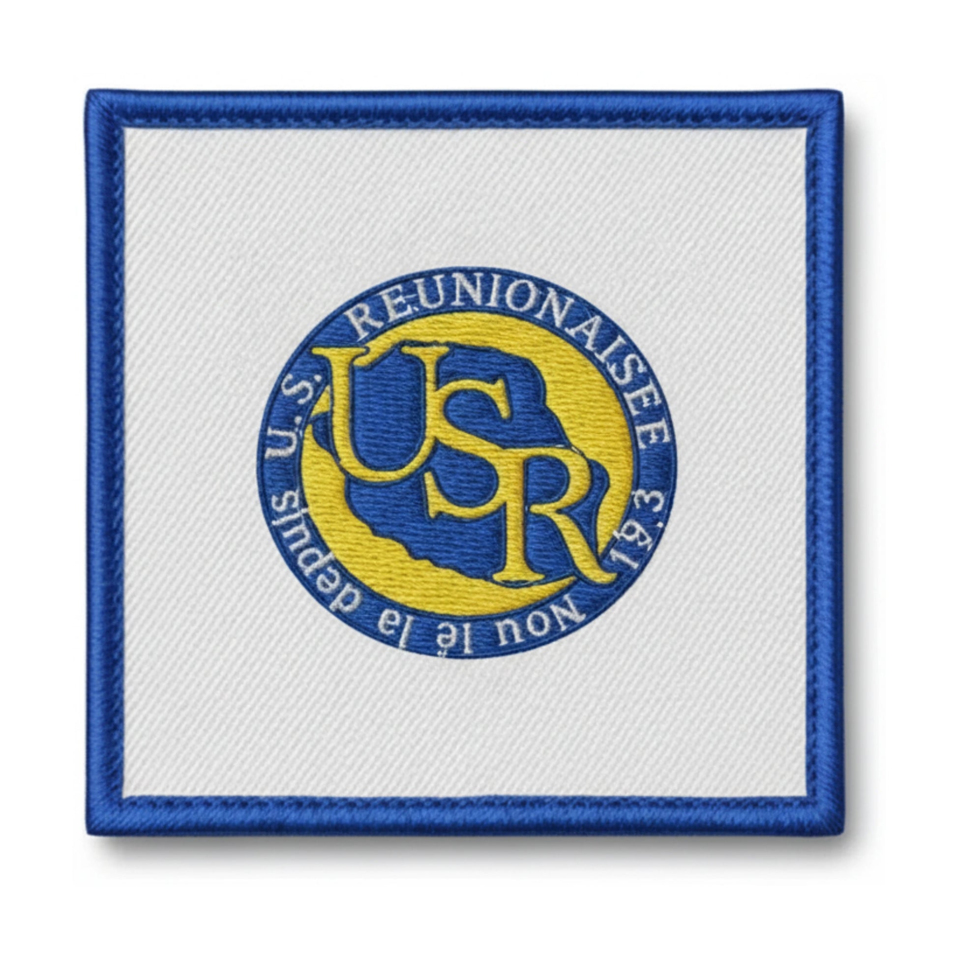 Patch brodé US Reunionnaise Chatellerault Football logo