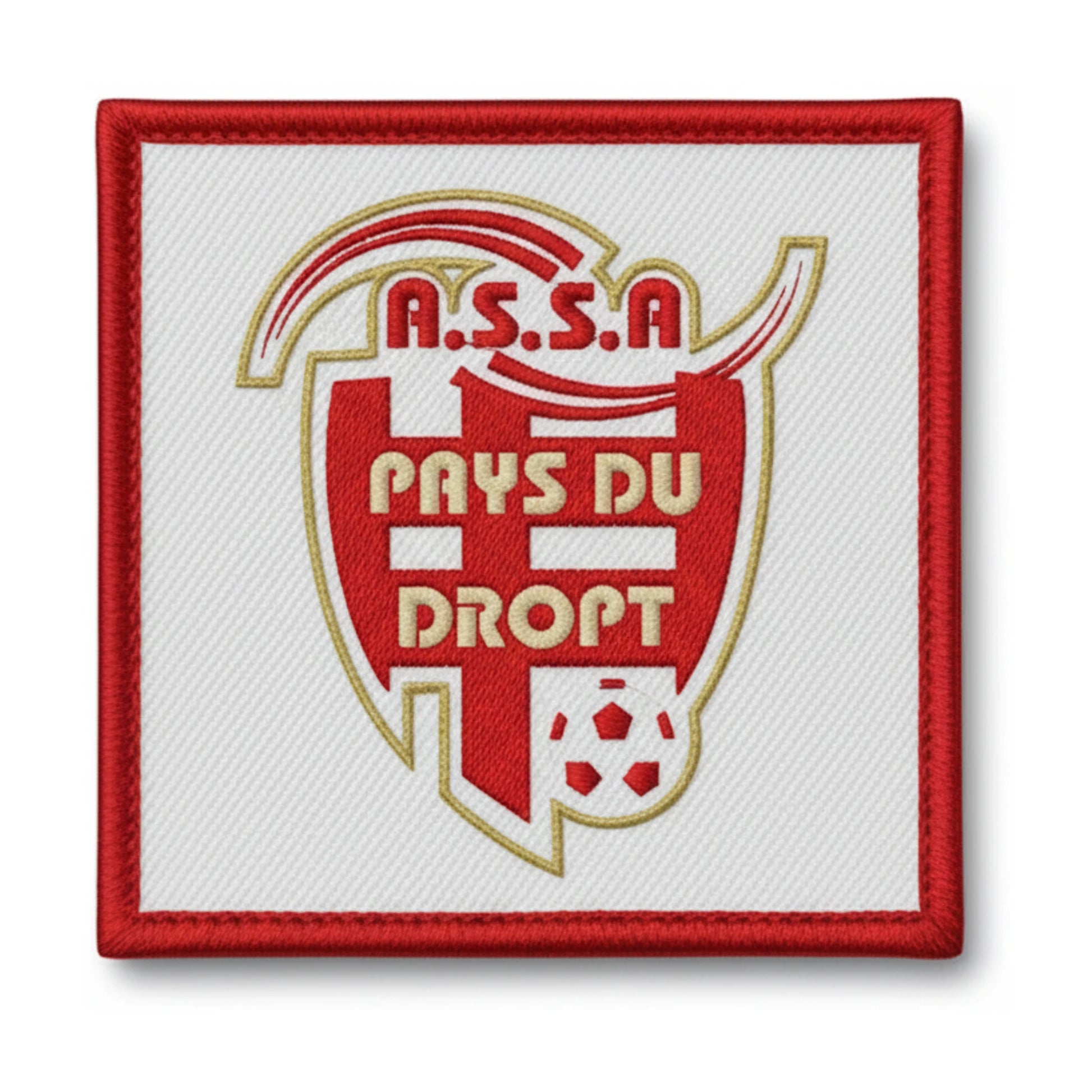 Patch brodé Union Sportive Allemans Du Dropt Football logo