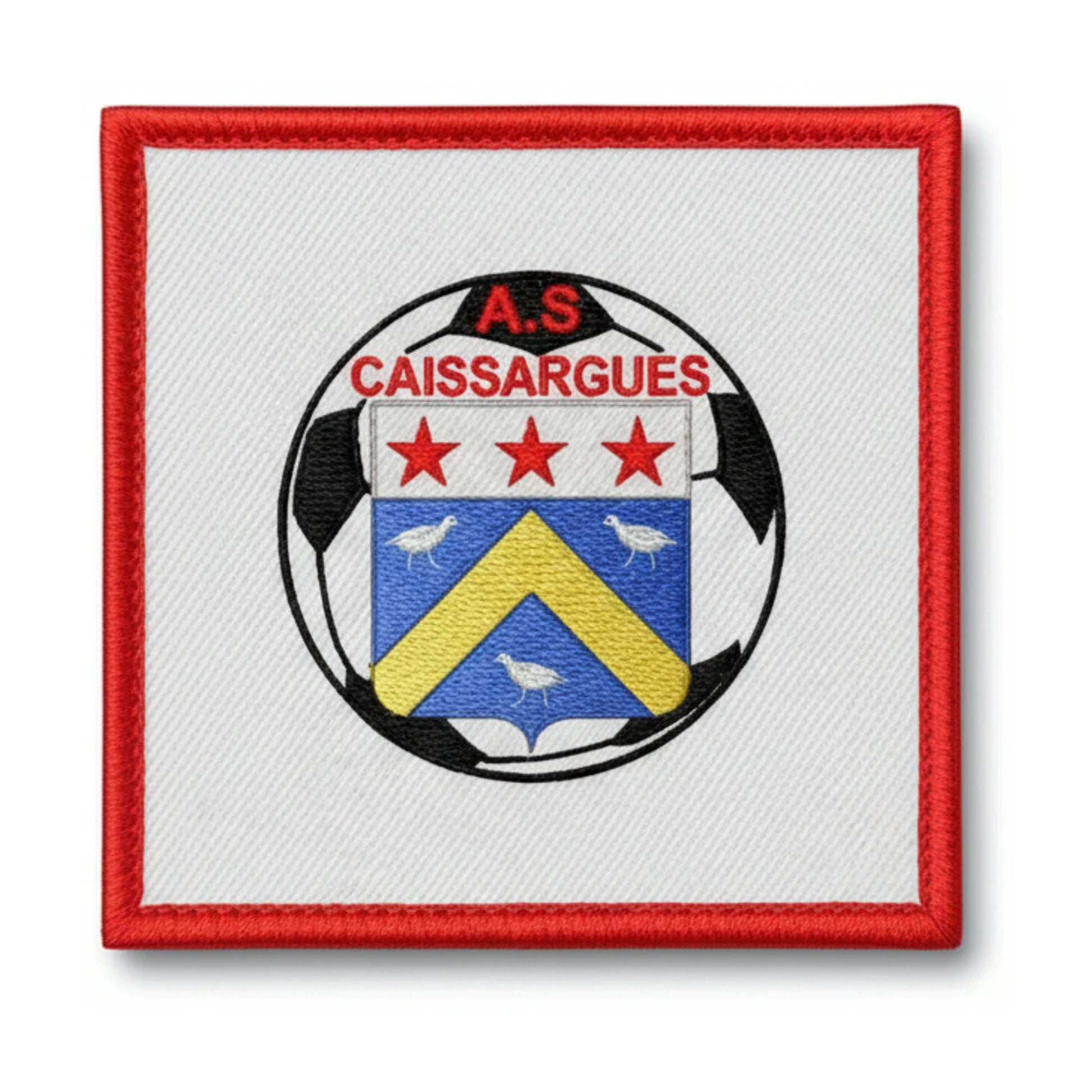 Patch brodé A.S. DE CAISSARGUES Football logo