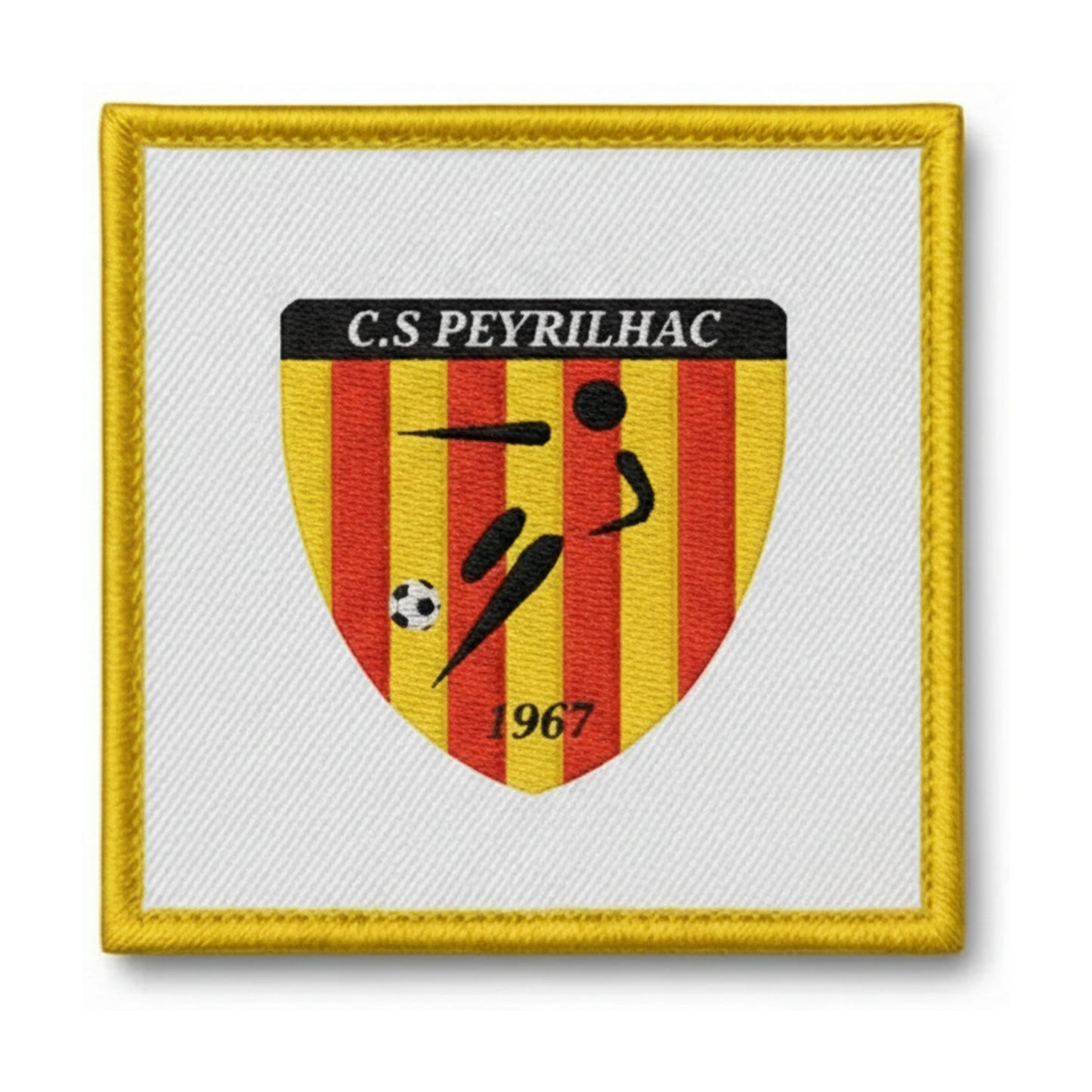 Patch brodé CTE S. PEYRILHAC Football logo