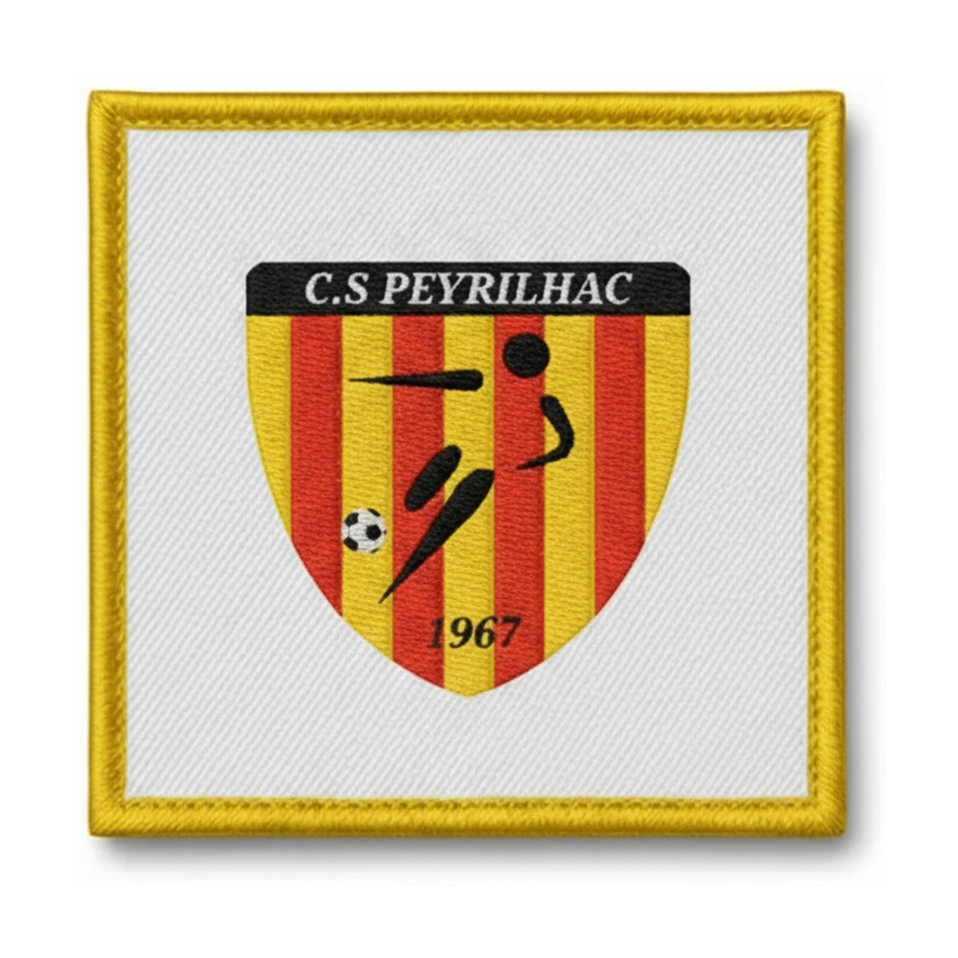 Patch brodé CTE S. PEYRILHAC Football logo