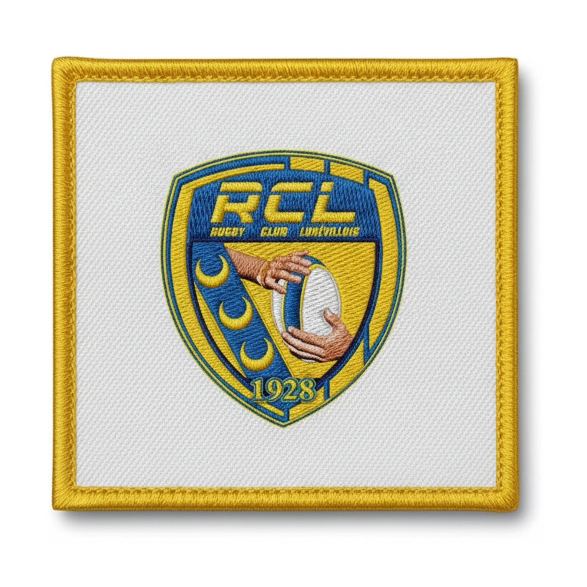 Patch brodé Luneville Rugby logo