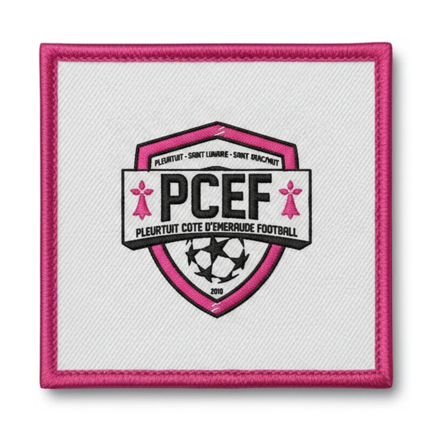 Patch brodé PLEURTUIT COTE D'EMERAUDE F. Football logo