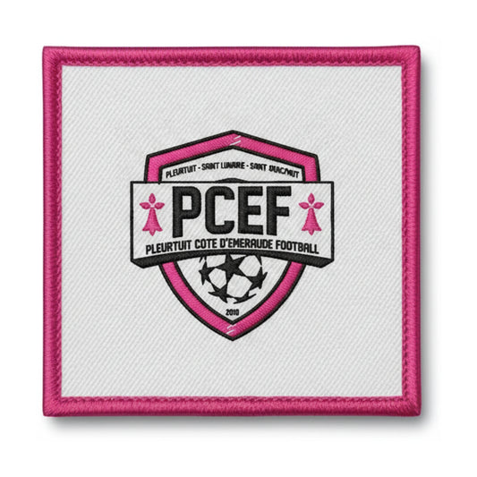 Patch brodé PLEURTUIT COTE D'EMERAUDE F. Football logo