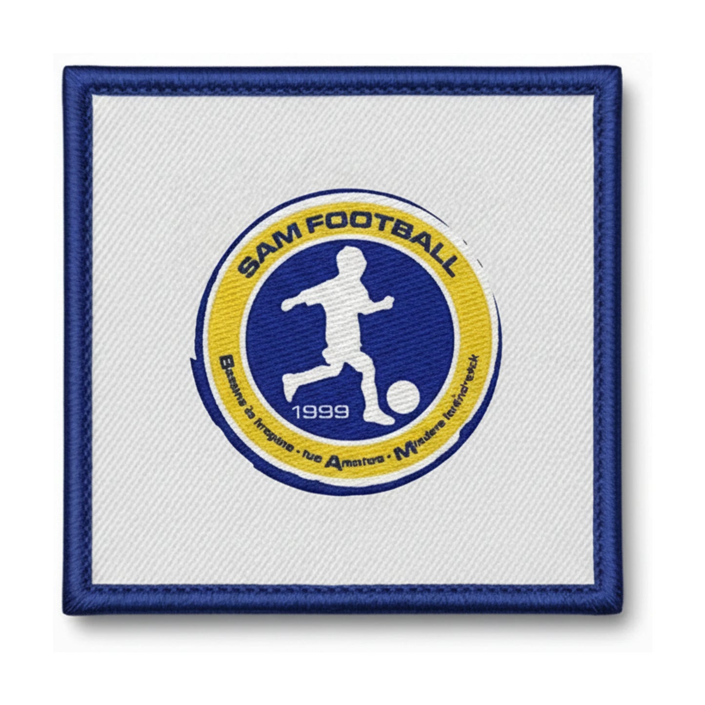 Patch brodé A Soligny Aspres Moulins F Football logo