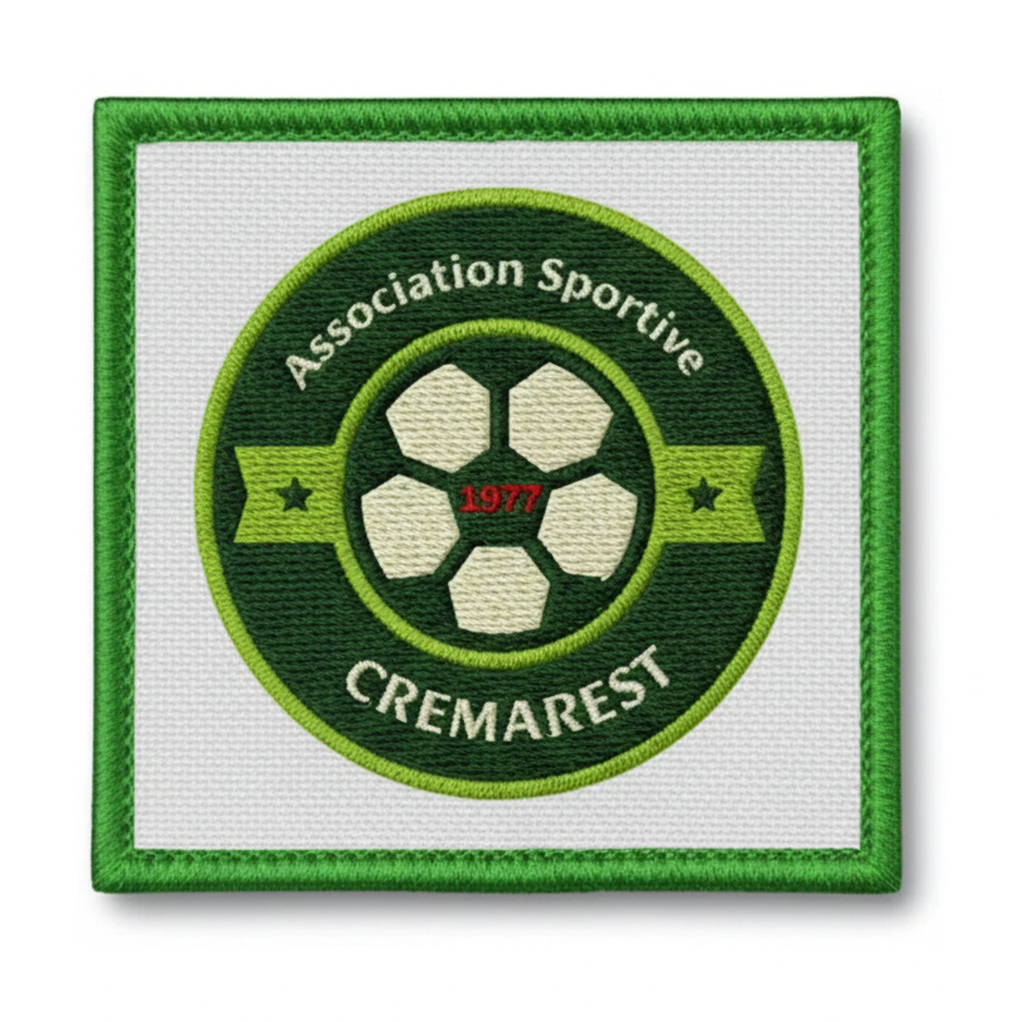Patch brodé A.S. CREMAREST Football logo