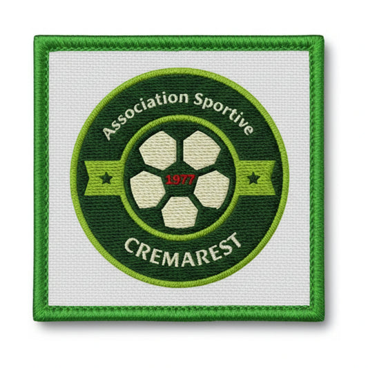 Patch brodé A.S. CREMAREST Football logo