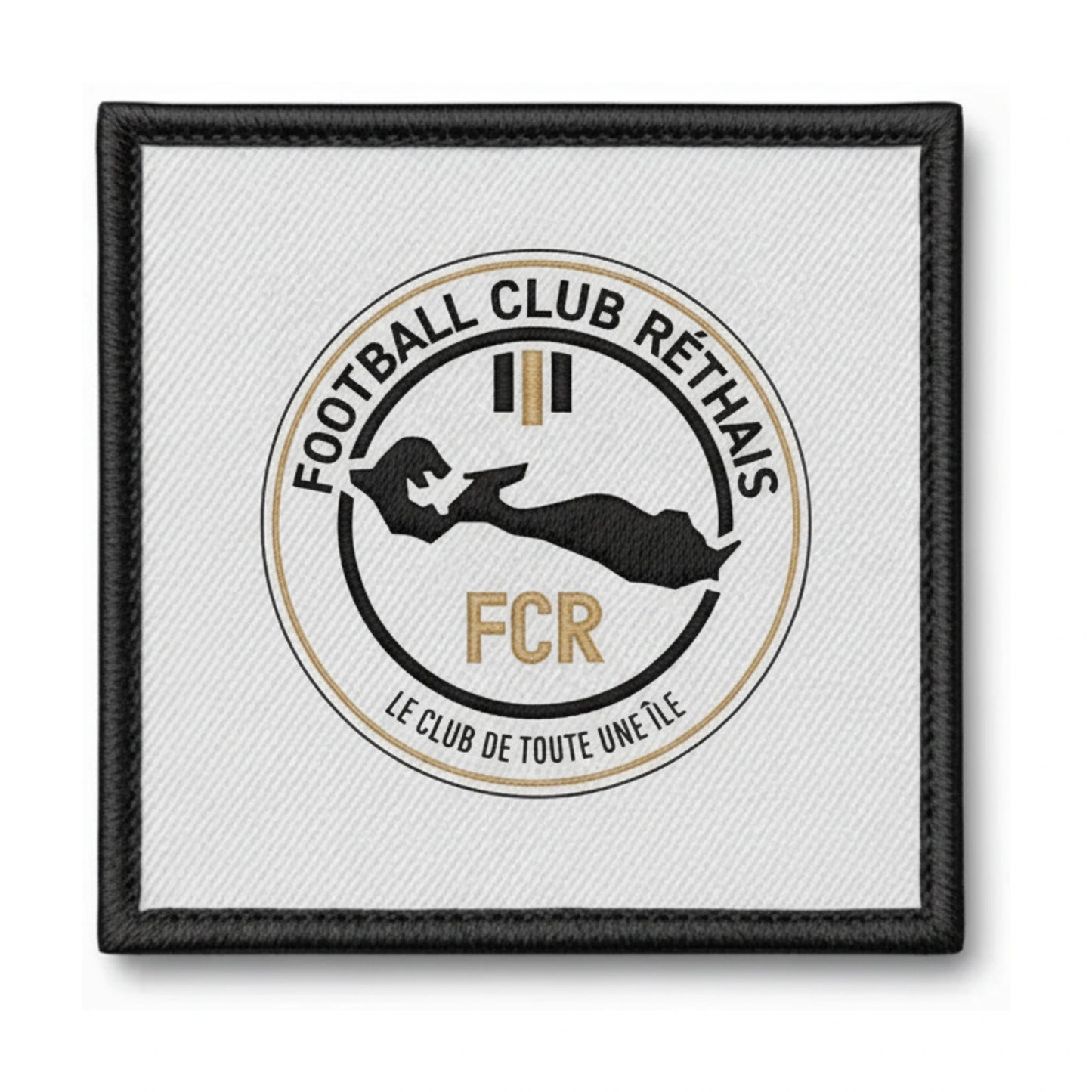 Patch brodé Football Club Rethais Football logo