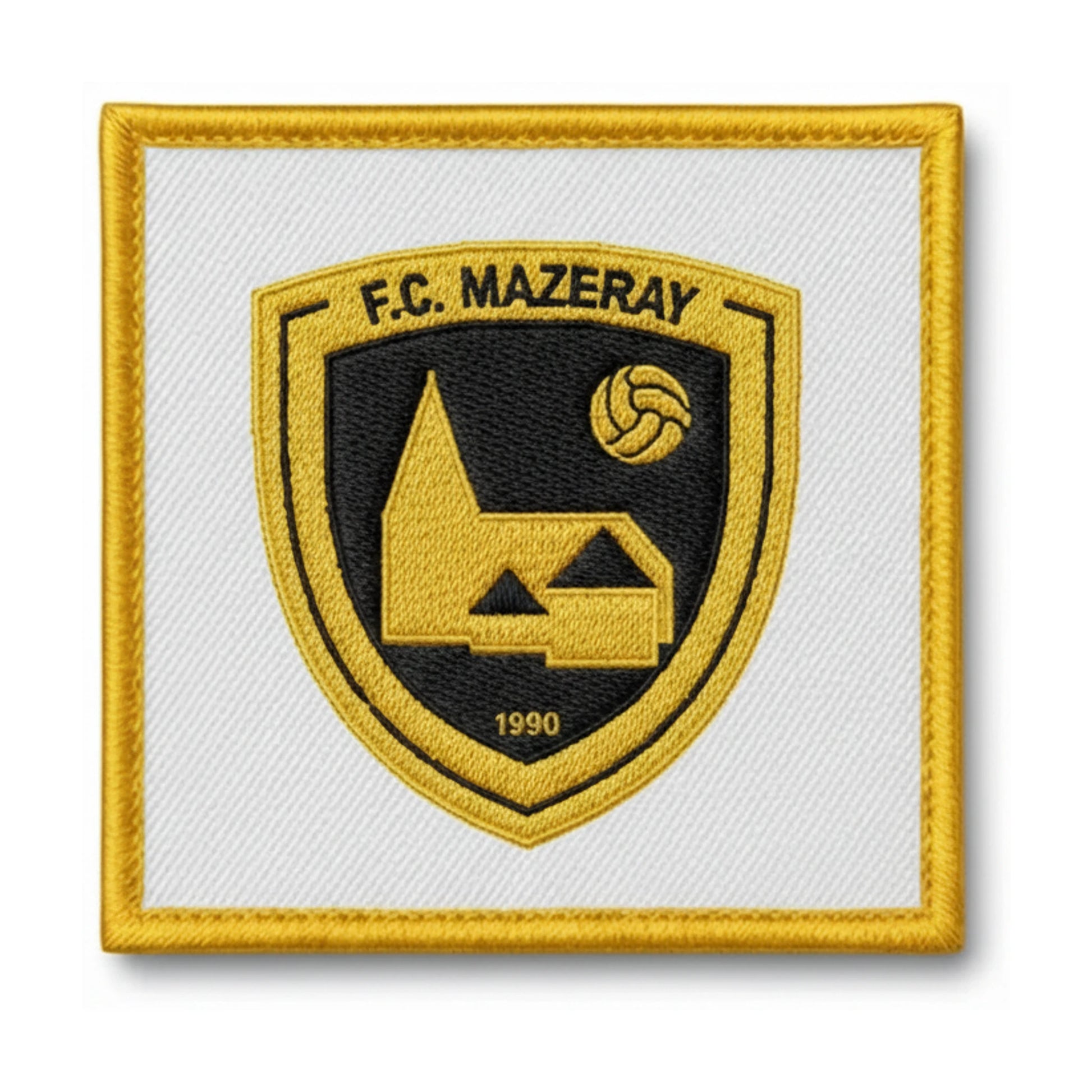 Patch brodé F.C. MAZERAY Football logo