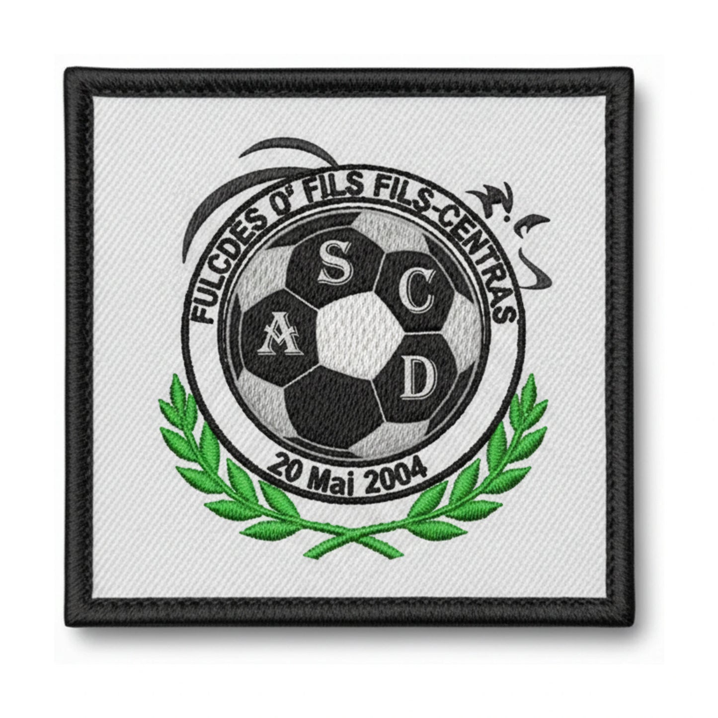 Patch brodé AS Condal Dommartin Les Cuis Football logo
