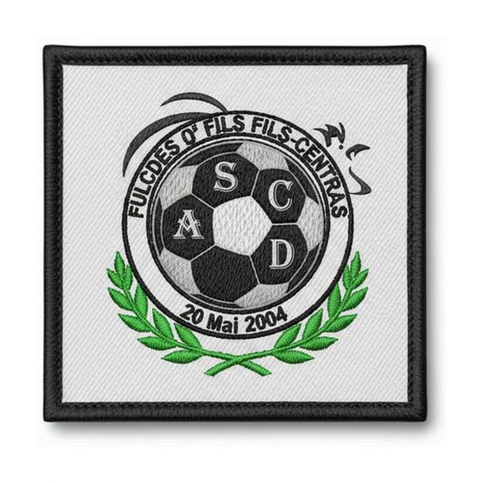 Patch brodé AS Condal Dommartin Les Cuis Football logo