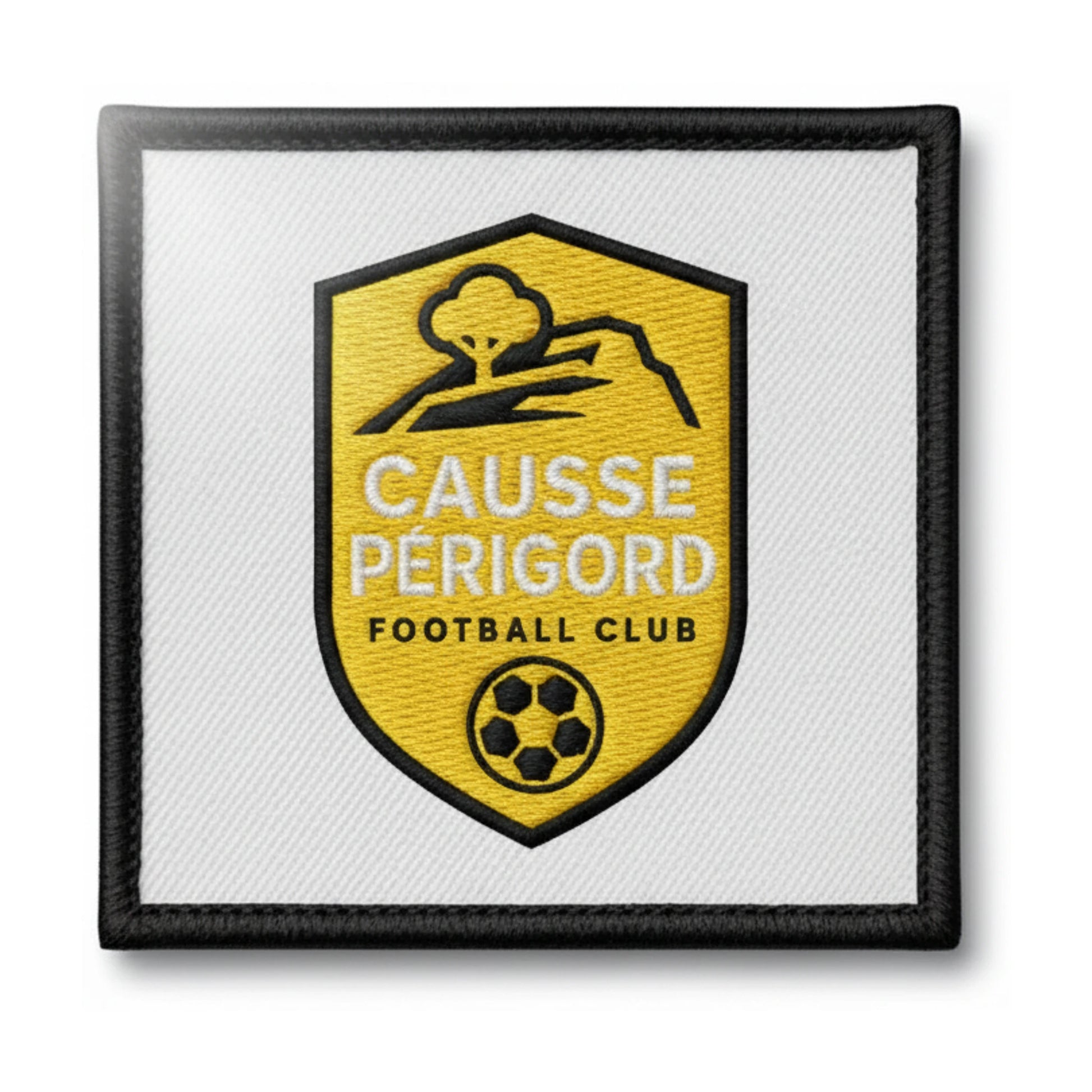 Patch brodé FOOT CAUSSE PERIGORD Football logo