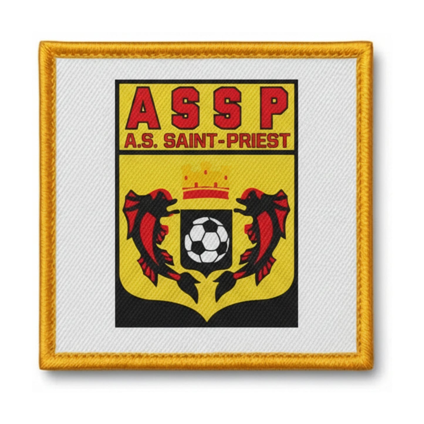 Patch brodé AS Saint-Priest Football logo