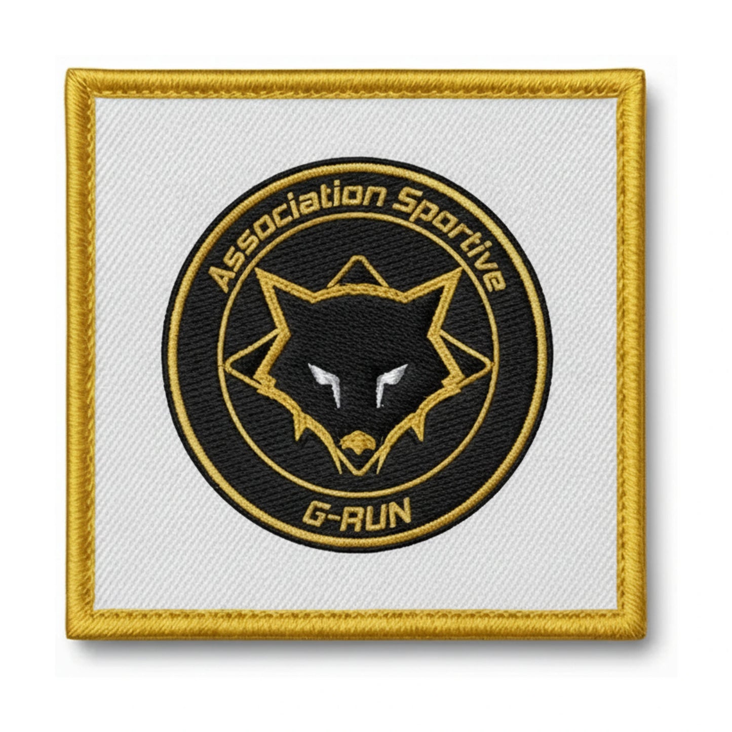 Patch brodé Association Sportive G-Run Football logo