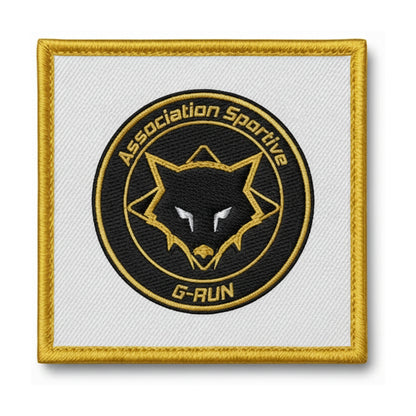 Patch brodé Association Sportive G-Run Football logo