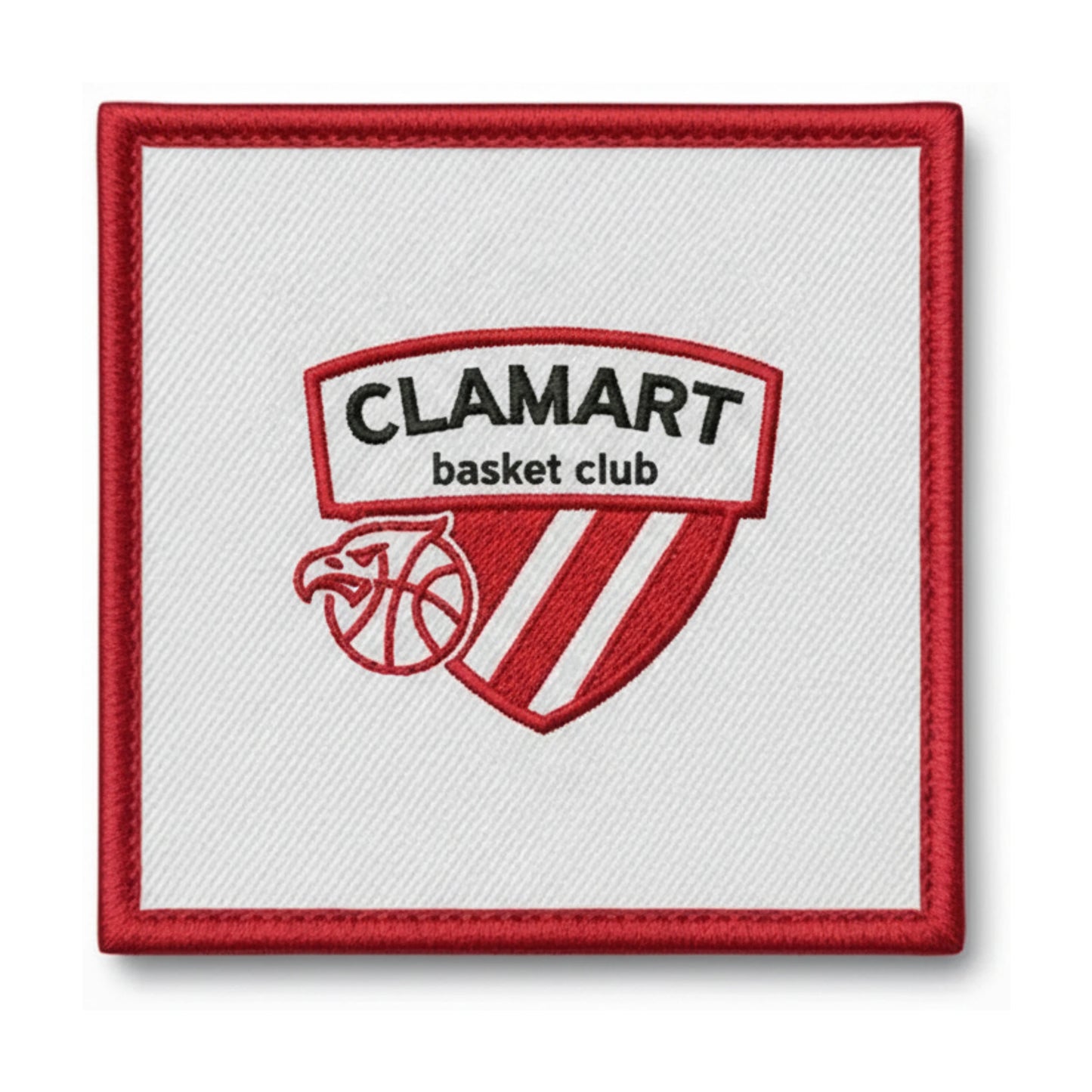 Patch brodé Clichy Basket Academy Basketball logo
