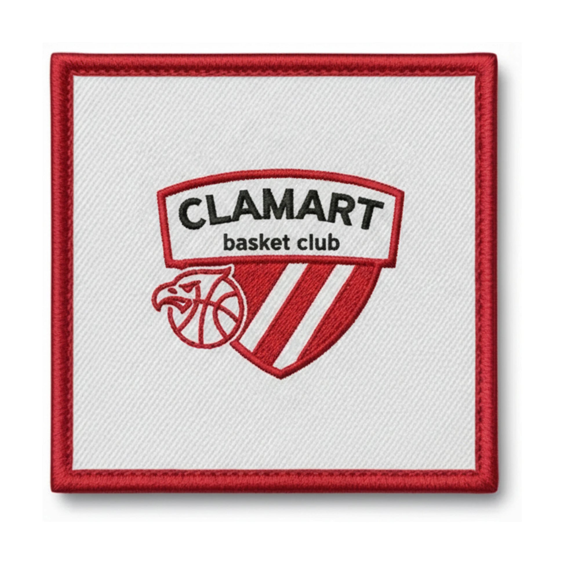 Patch brodé Clichy Basket Academy Basketball logo