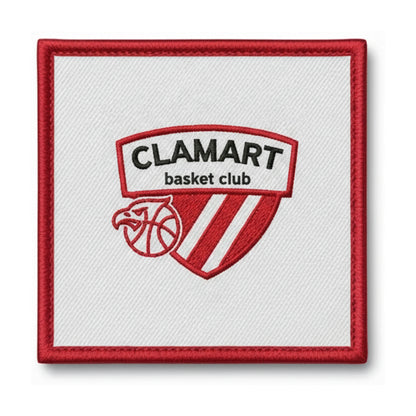 Patch brodé Clichy Basket Academy Basketball logo