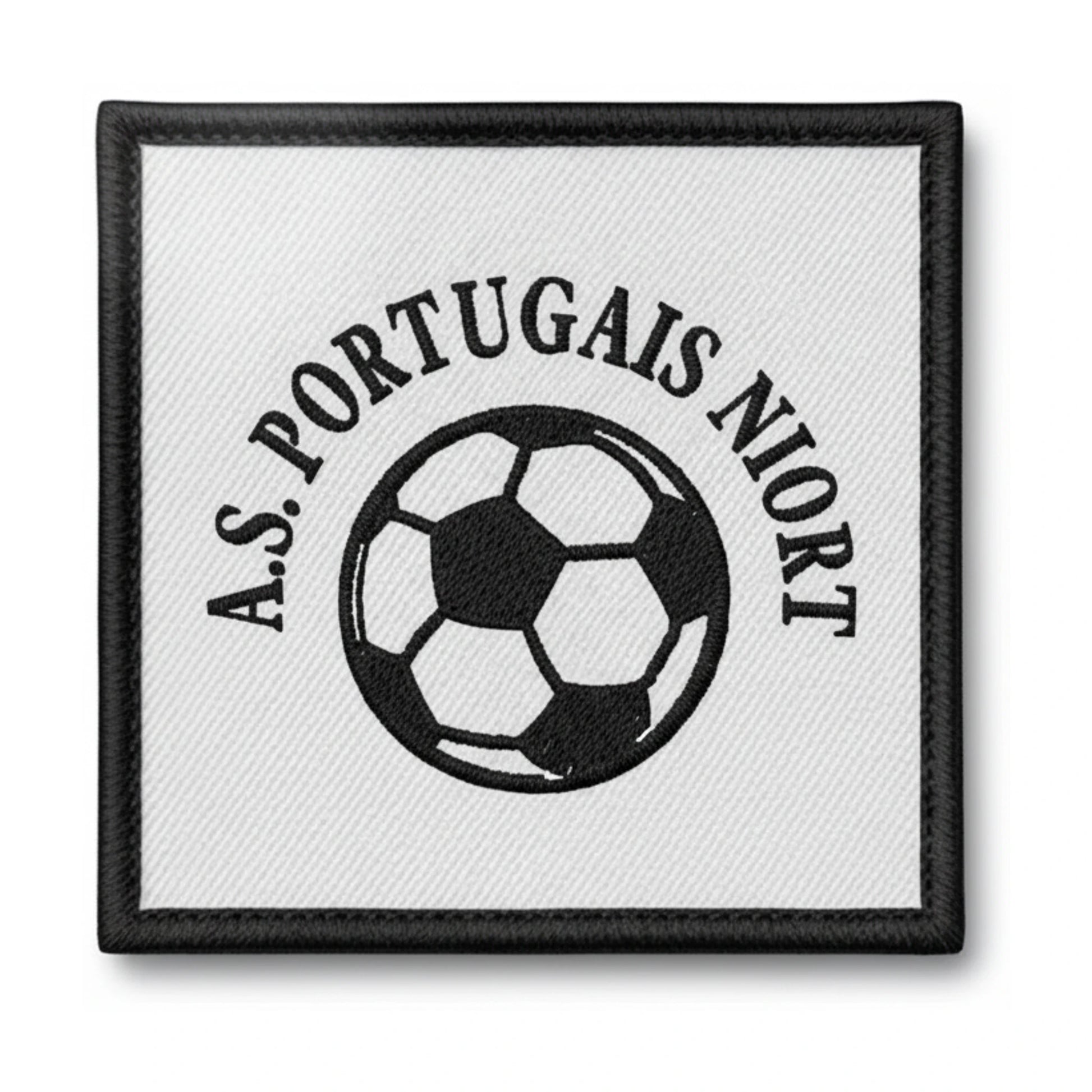Patch brodé AS Portugais Niort Football logo