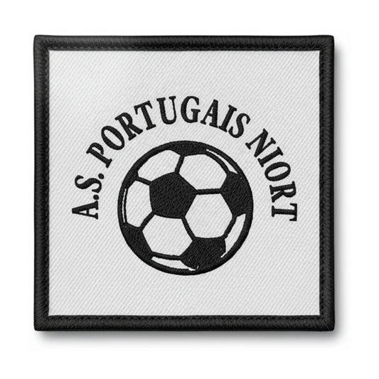 Patch brodé AS Portugais Niort Football logo