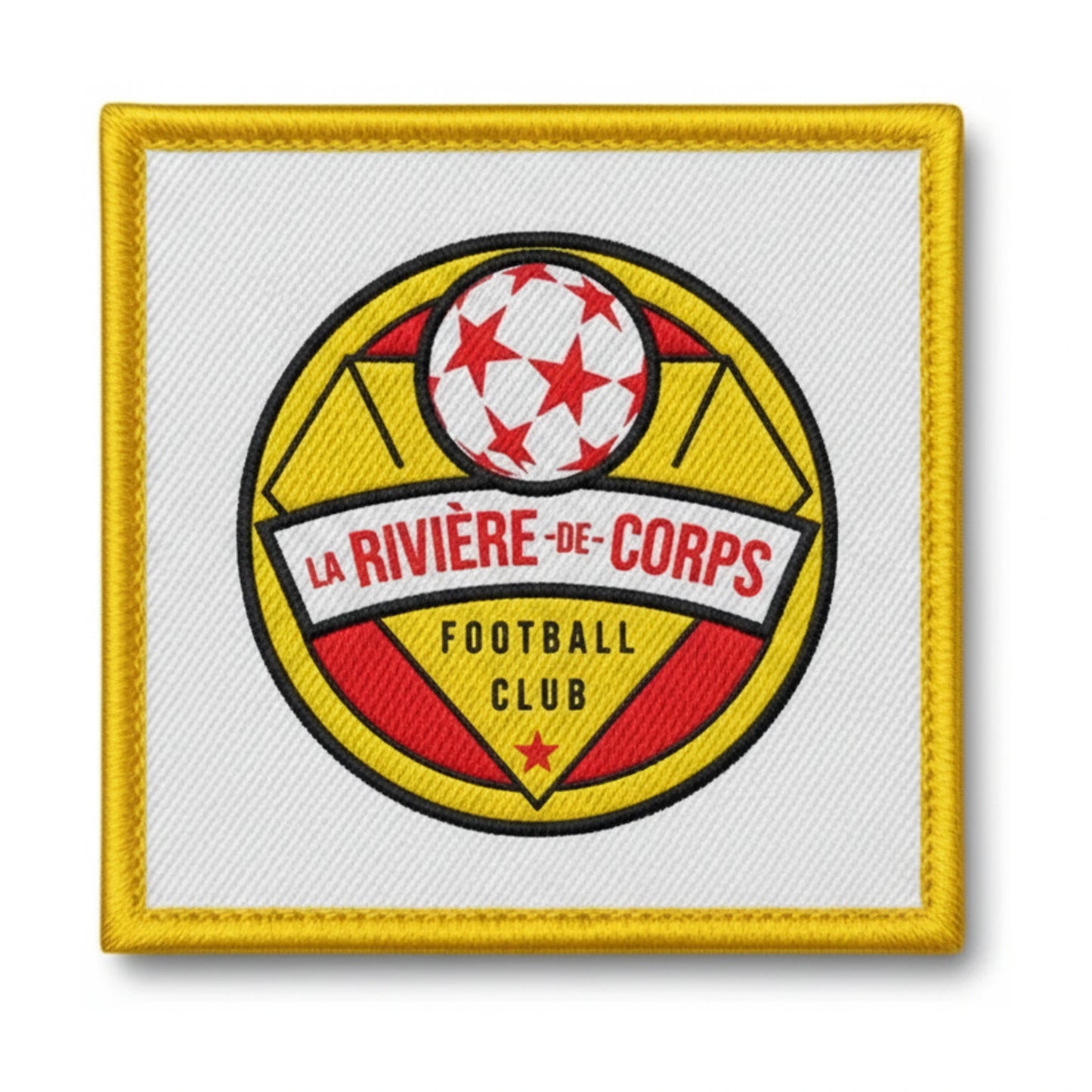 Patch brodé RIVIERE DE CORPS FOOTBALL CLUB Football logo