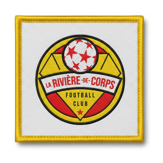 Patch brodé RIVIERE DE CORPS FOOTBALL CLUB Football logo