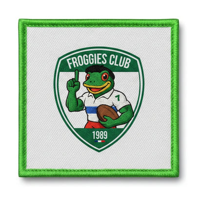 Patch brodé Le Froggies Club Rugby logo