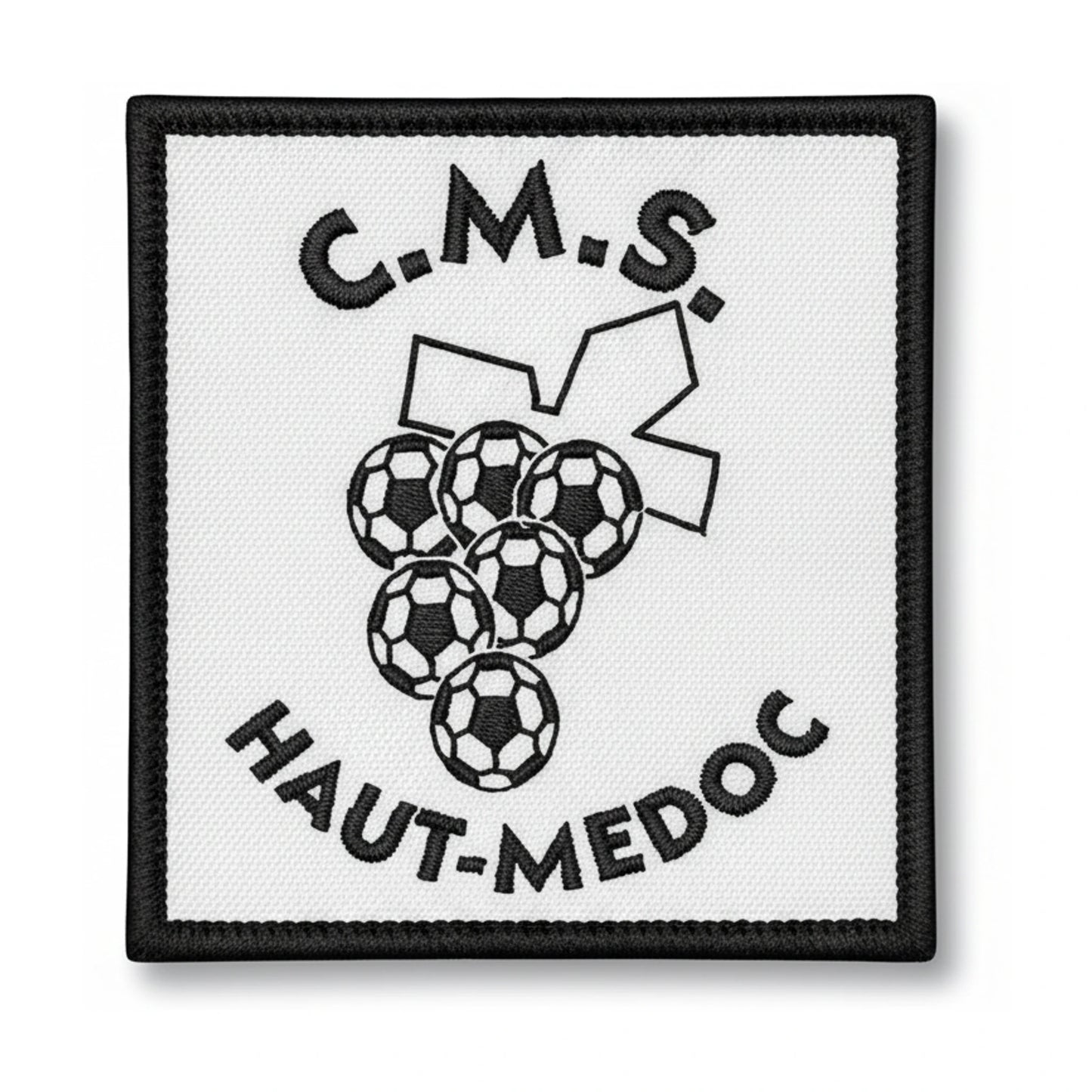 Patch brodé C.M.S. HAUT MEDOC Football logo