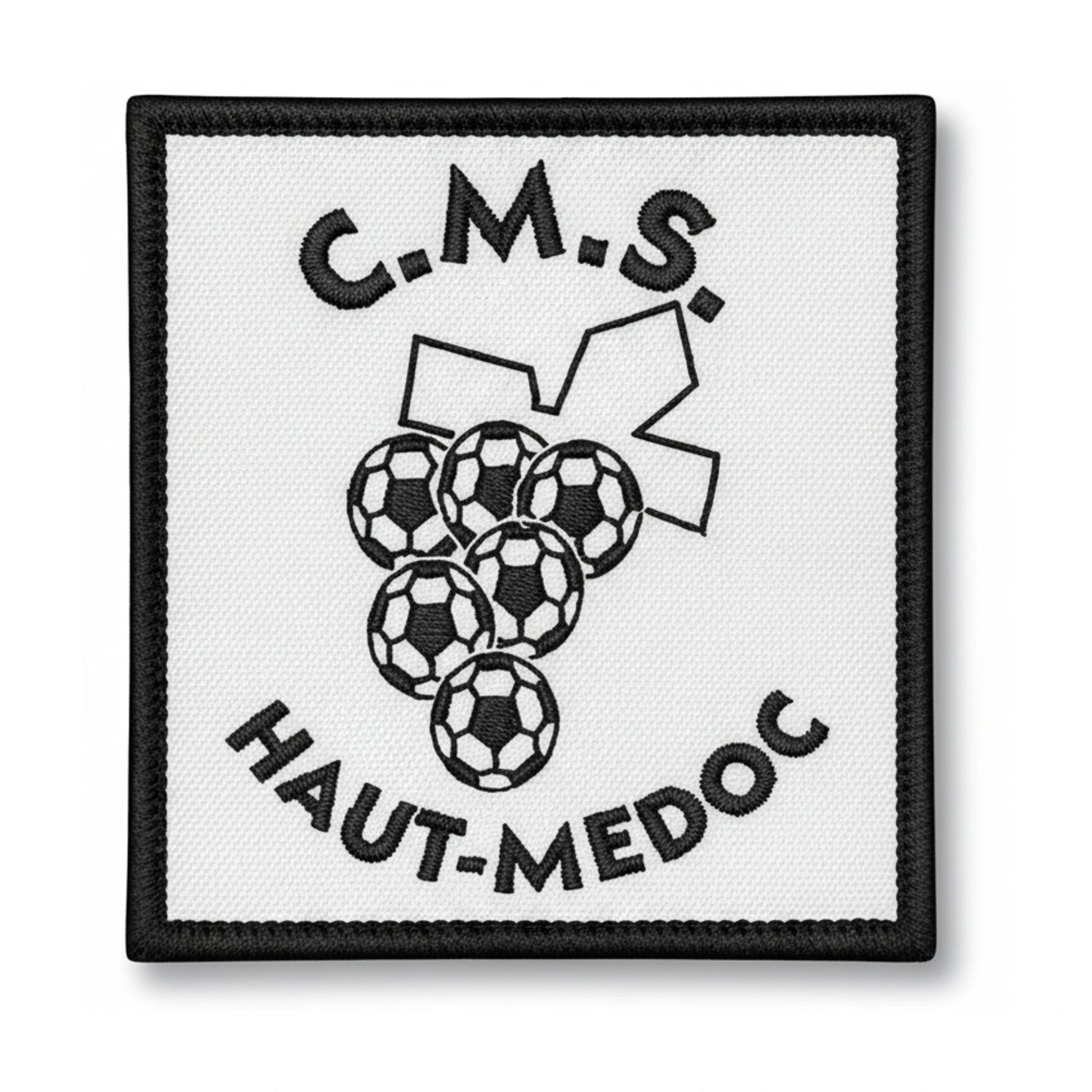 Patch brodé C.M.S. HAUT MEDOC Football logo