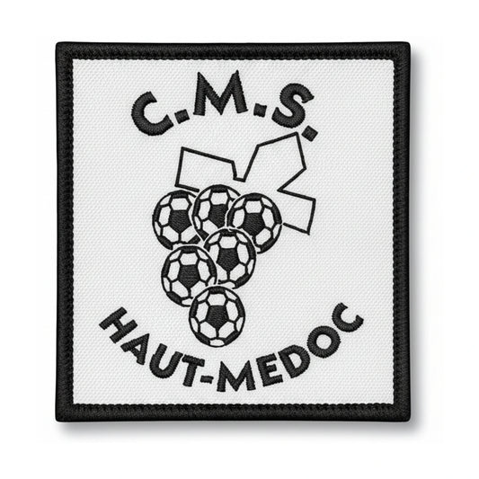 Patch brodé C.M.S. HAUT MEDOC Football logo