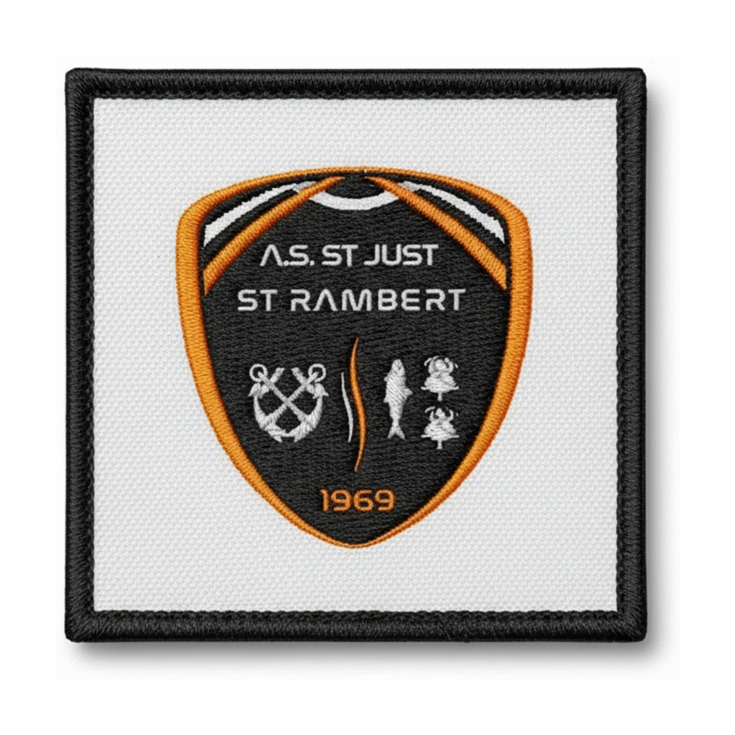 Patch brodé A.S. ST JUST Football logo