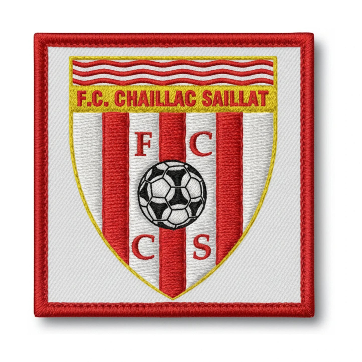Patch brodé F.C. CHAILLAC SAILLAT Football logo
