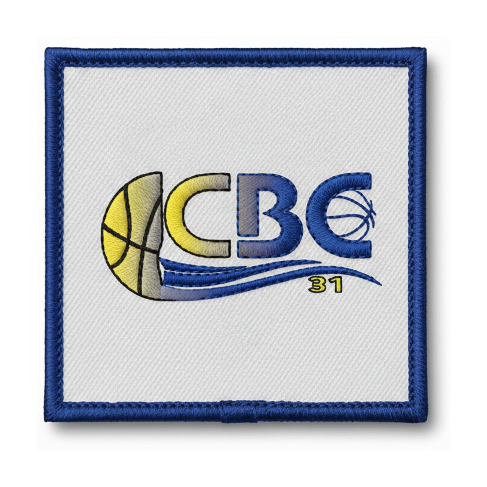 Patch brodé Castelginest Basket Club 31 Basketball logo