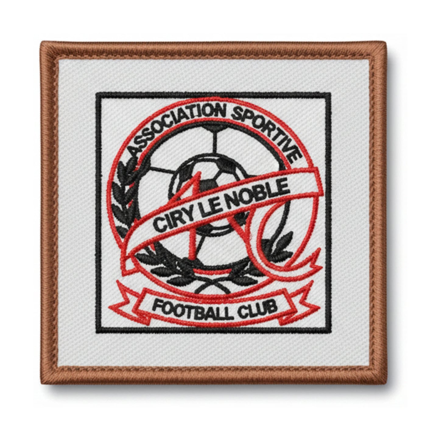 Patch brodé A. S. CHASSY MARLY OUDRY Football logo