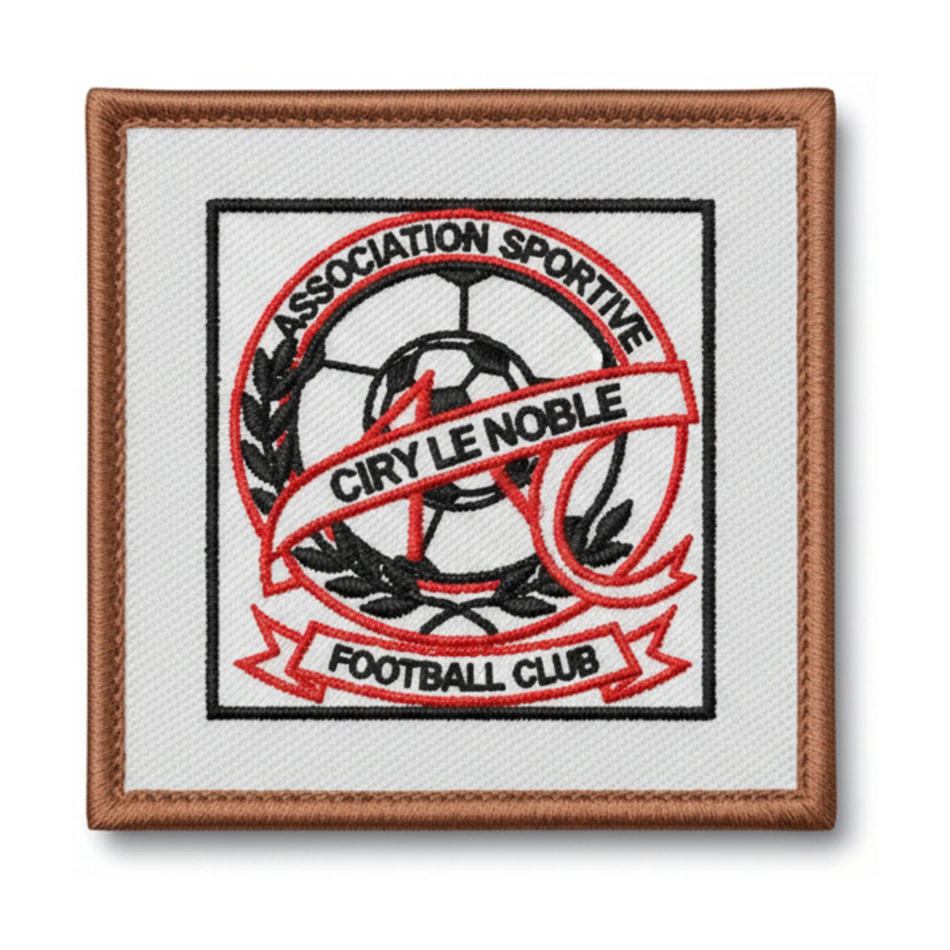 Patch brodé A. S. CHASSY MARLY OUDRY Football logo