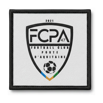 Patch brodé F.C. PORTE D'AQUITAINE 47 Football logo
