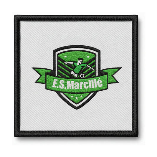 Patch brodé ENT.S. MARCILLE LA CHAPELLE Football logo
