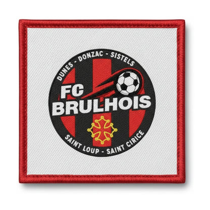 Patch brodé F.C. DU BRULHOIS Football logo