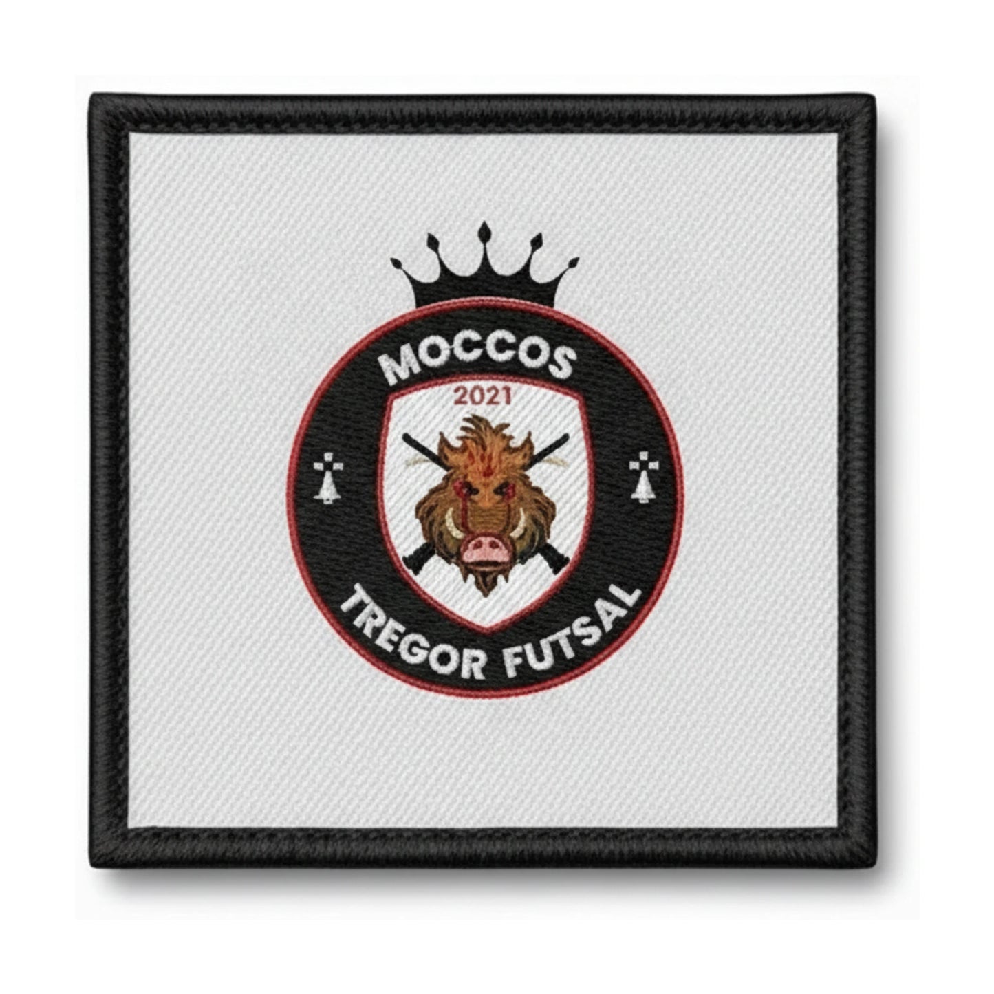 Patch brodé MOCCOS TREGOR CAVAN FUTSAL Football logo