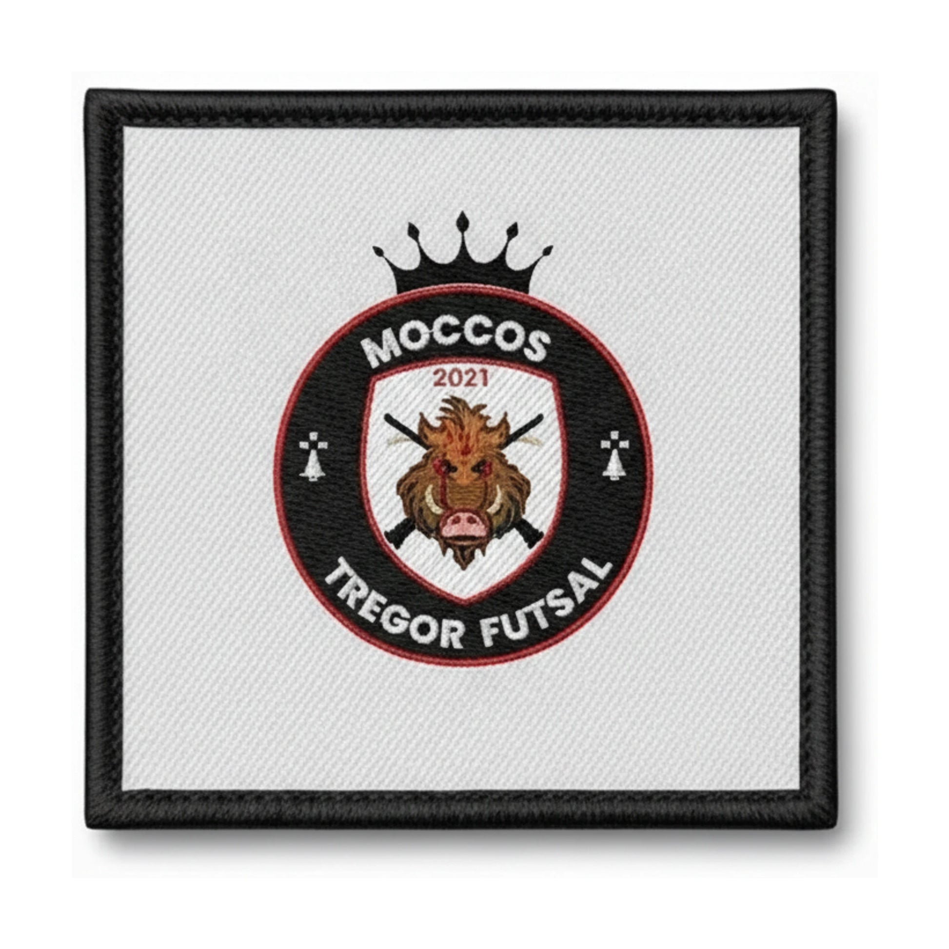 Patch brodé MOCCOS TREGOR CAVAN FUTSAL Football logo