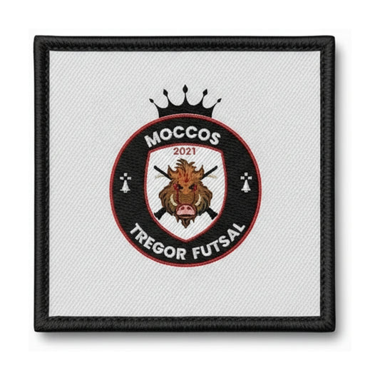 Patch brodé MOCCOS TREGOR CAVAN FUTSAL Football logo
