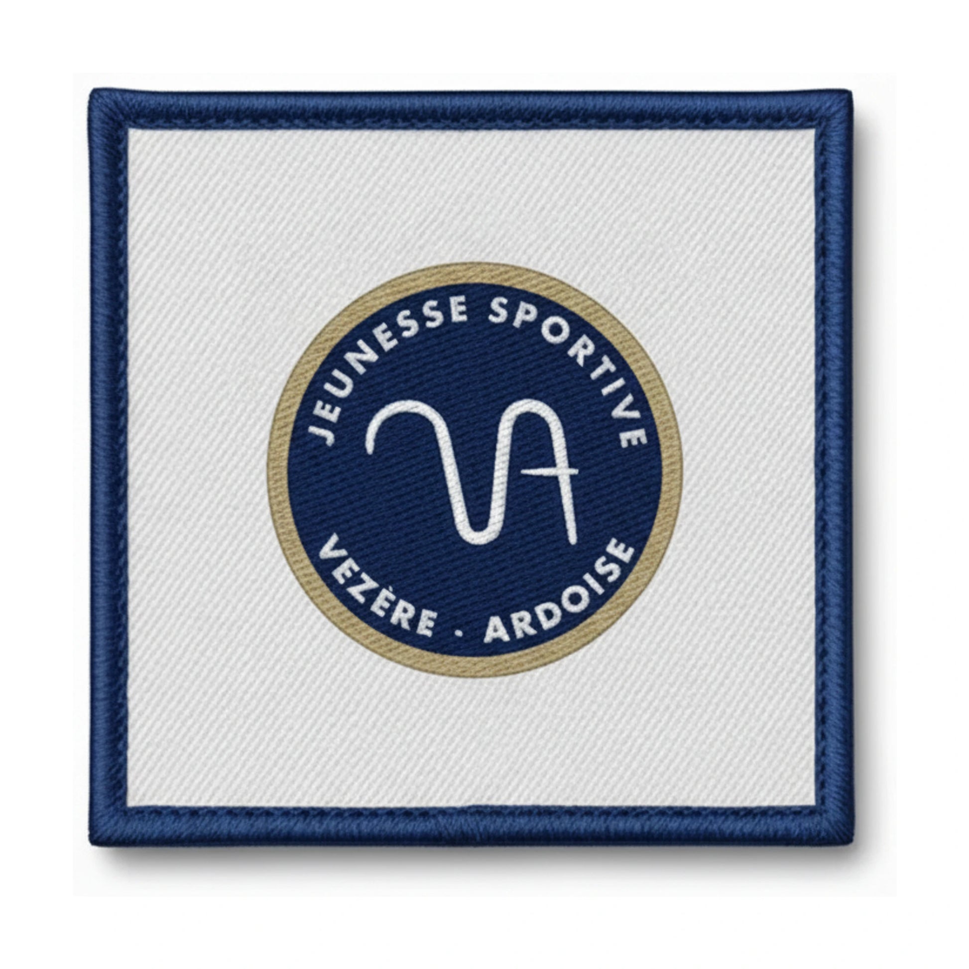 Patch brodé G.J. J.S. VEZERE ARDOISE Football logo