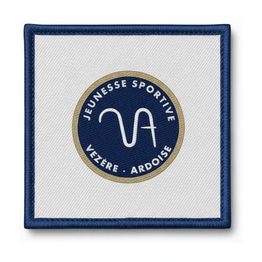 Patch brodé G.J. J.S. VEZERE ARDOISE Football logo