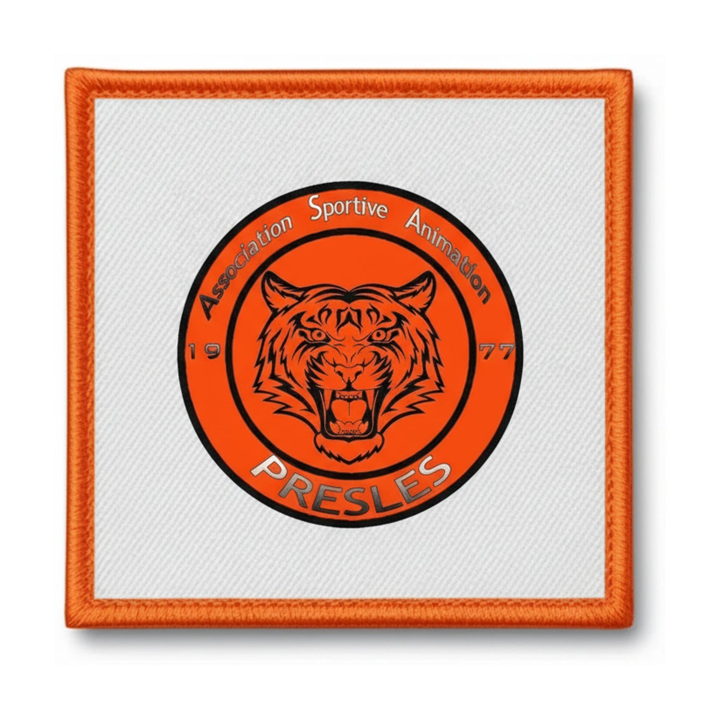 Patch brodé A.S. ANIMATION PRESLES Football logo
